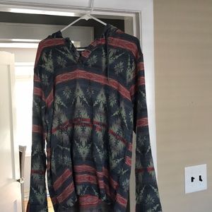 On the byas ethnic pullover with hood